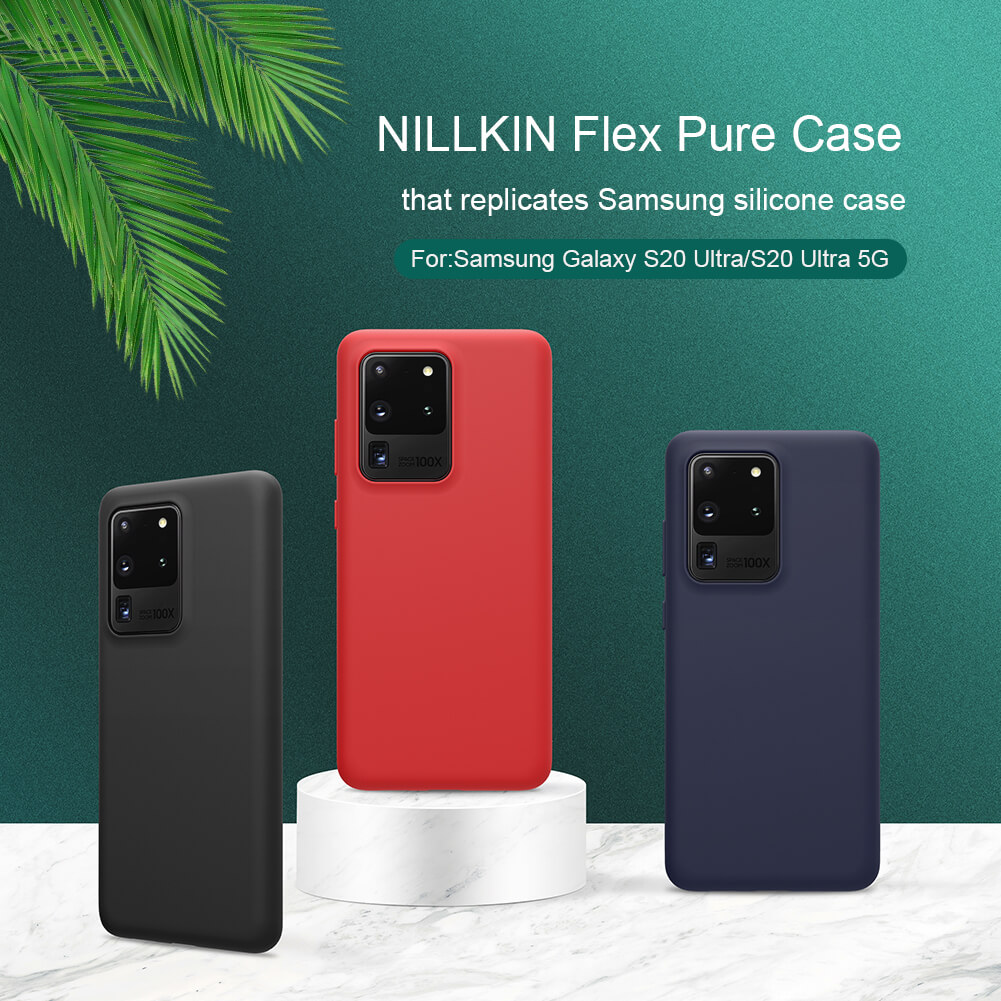 Чехол-крышка NILLKIN для Samsung Galaxy S20 Ultra (S20 Ultra 5G) (серия Flex PURE case)