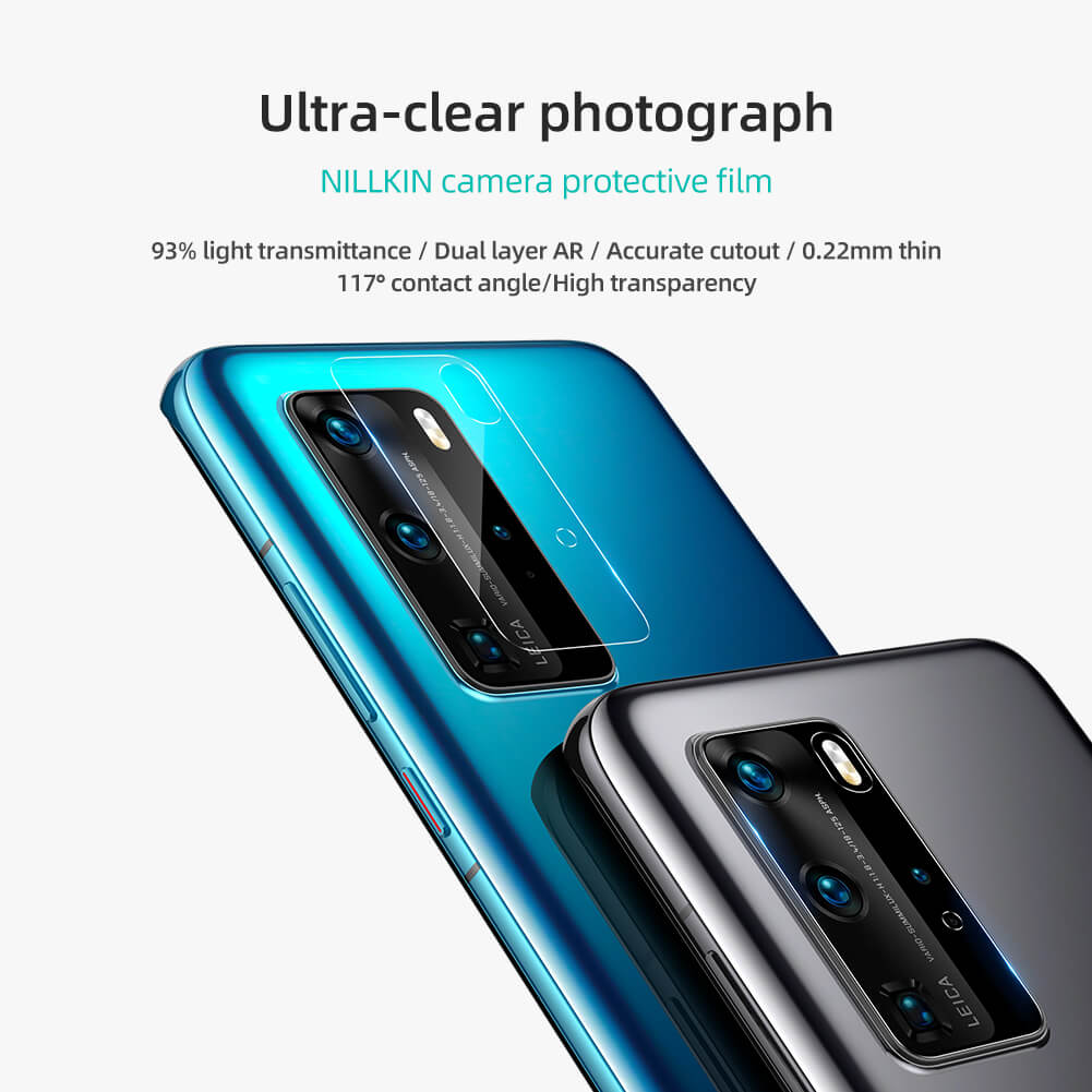 Защитная пленка NILLKIN для камеры Huawei P40 Pro (серия InvisiFilm)