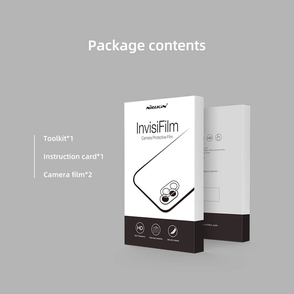 Защитная пленка NILLKIN для камеры Huawei P40 Pro (серия InvisiFilm)