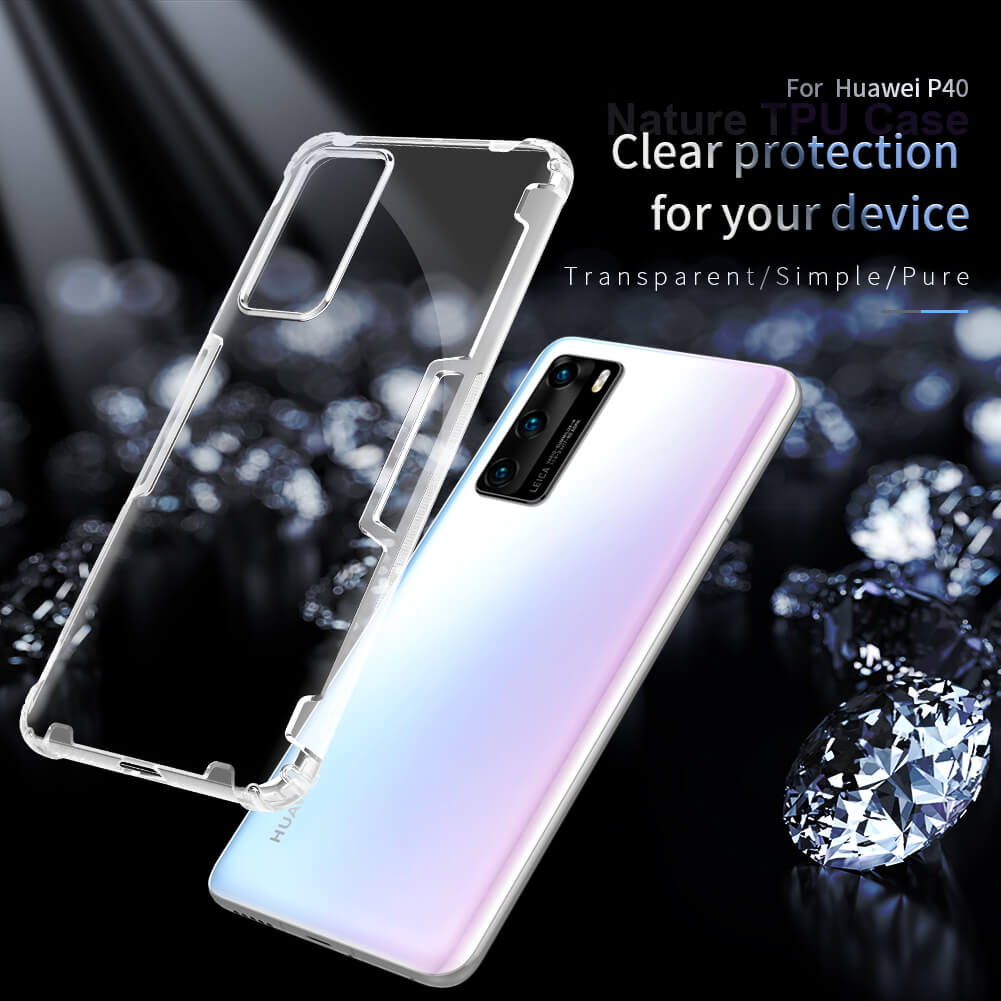 Силиконовый чехол NILLKIN для Huawei P40 (серия Nature)