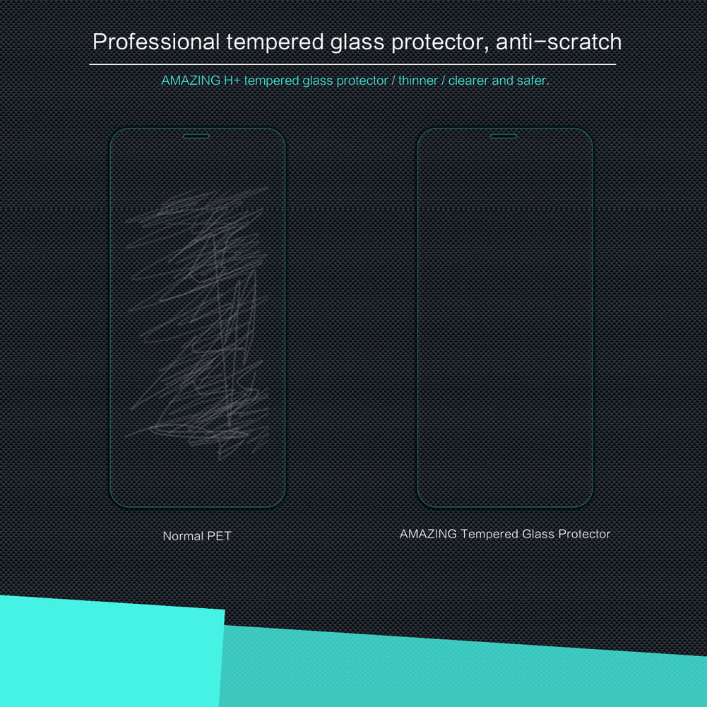 Защитное стекло NILLKIN для Apple iPhone 11 Pro Max, iPhone XS Max (6.5) (индекс H+)