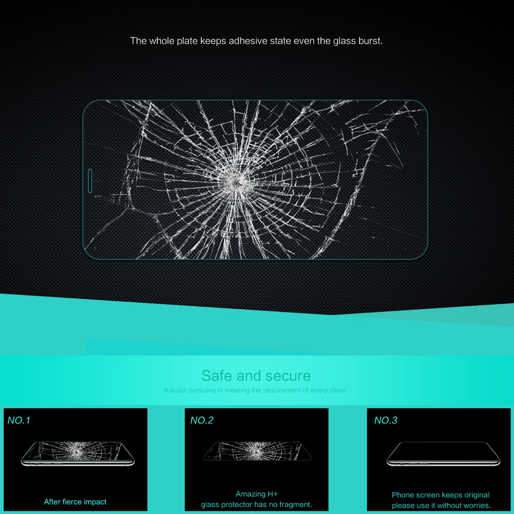 Защитное стекло NILLKIN для Apple iPhone 11 Pro Max, iPhone XS Max (6.5) (индекс H+)
