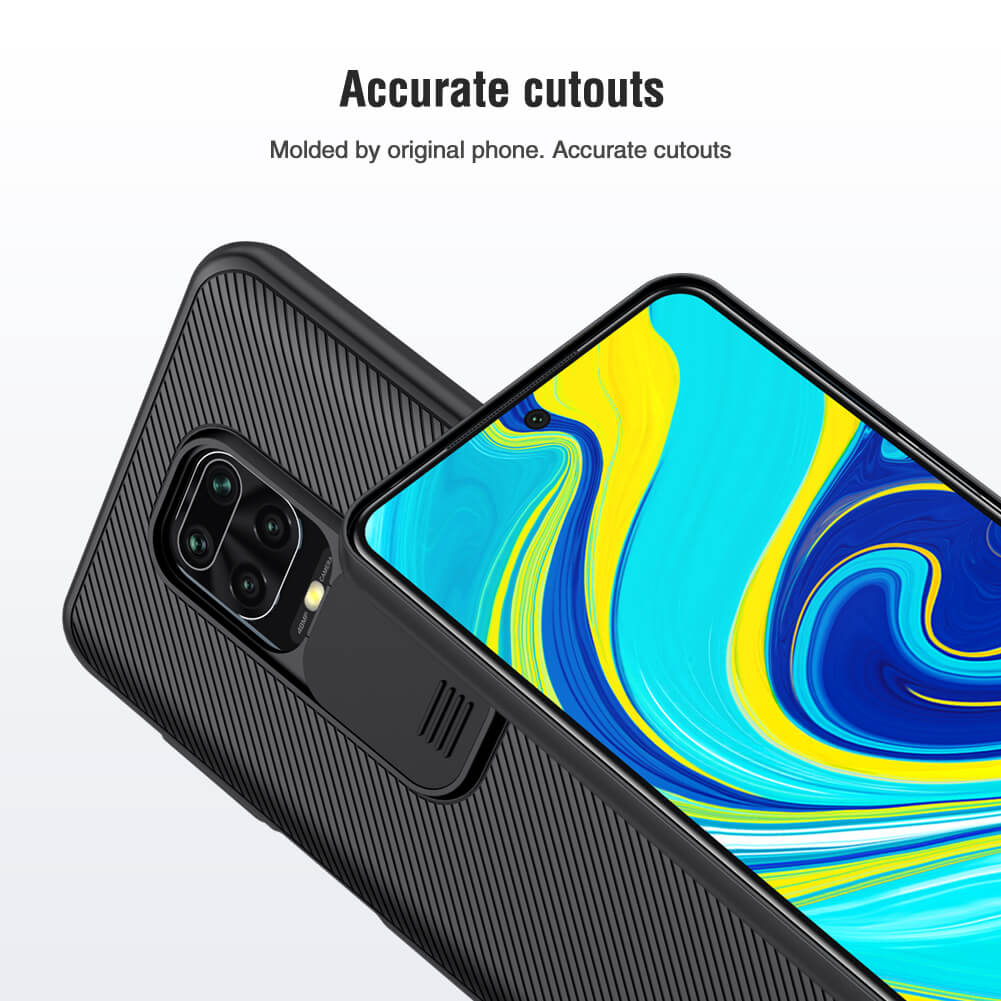 Чехол-крышка NILLKIN для Xiaomi Redmi Note 9 Pro, Note 9 Pro Max, Note 9S, Poco M2 Pro, Redmi Note 10 Lite (серия CamShield case)