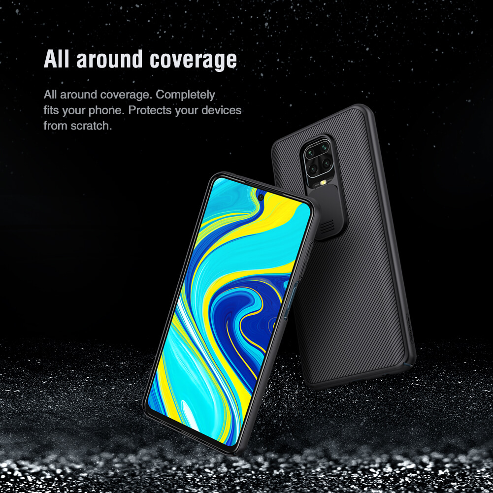 Чехол-крышка NILLKIN для Xiaomi Redmi Note 9 Pro, Note 9 Pro Max, Note 9S, Poco M2 Pro, Redmi Note 10 Lite (серия CamShield case)