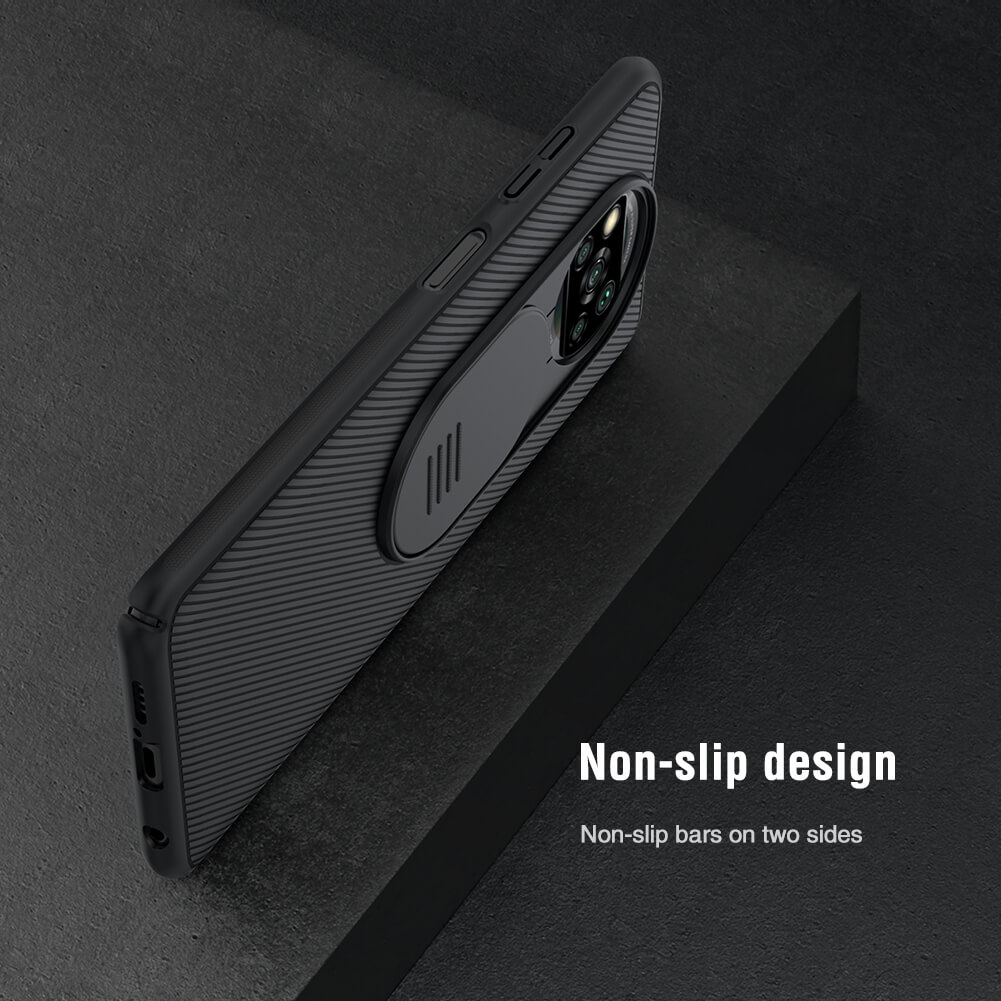 Чехол-крышка NILLKIN для Xiaomi Pocophone X3 NFC (Poco X3 NFC), Poco X3 Pro (серия CamShield case)