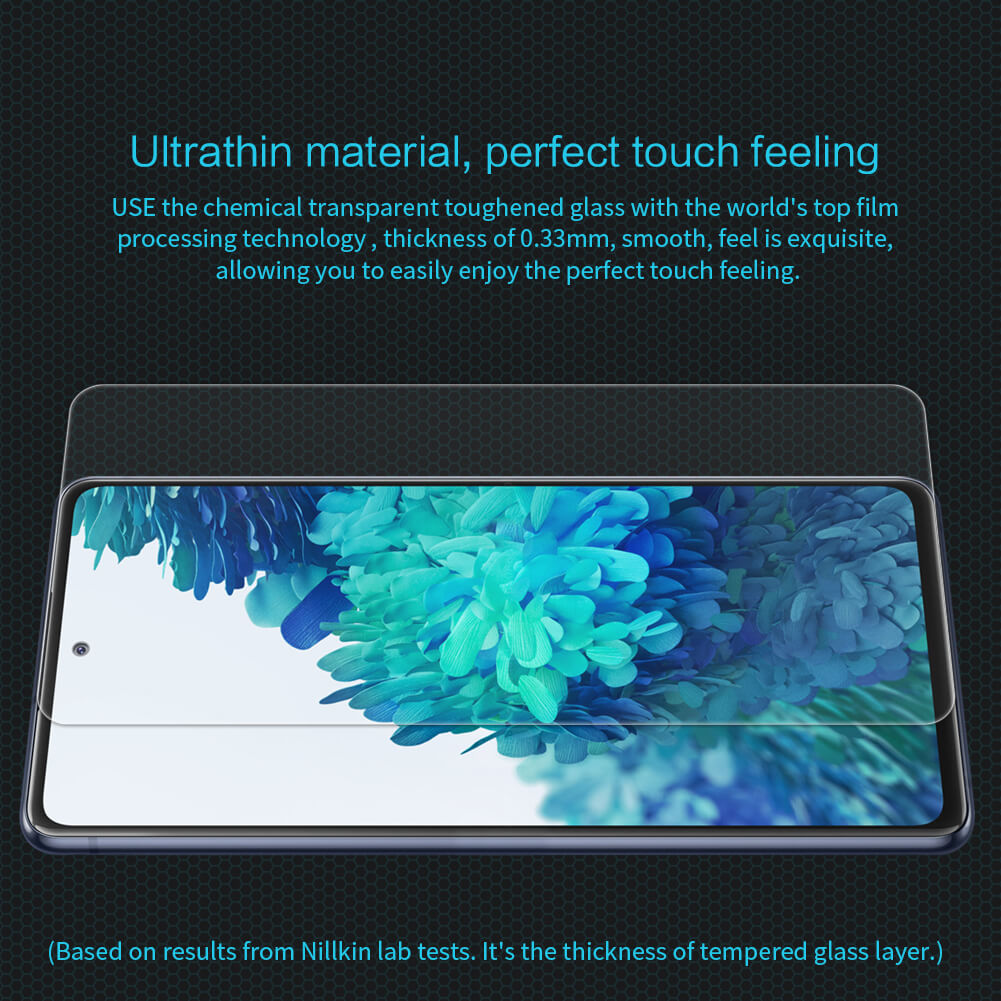 Защитное стекло NILLKIN для Samsung Galaxy S20 FE 2022, FE 2020 (Fan edition 2022/2020) (индекс H)