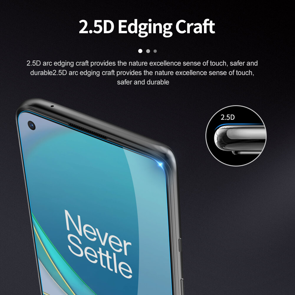 Защитное стекло NILLKIN для Oneplus 8T, Oneplus 8T+ 5G, Oneplus 9R (индекс H+ Pro)