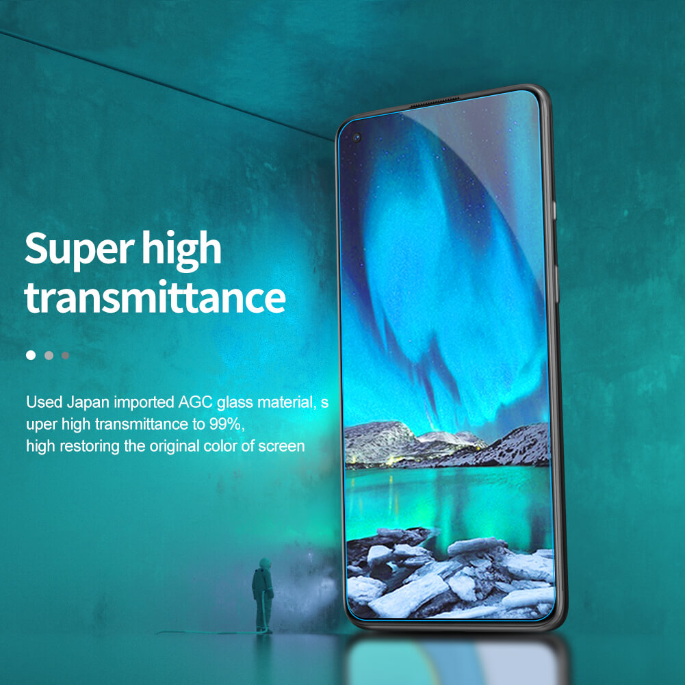Защитное стекло NILLKIN для Oneplus 8T, Oneplus 8T+ 5G, Oneplus 9R (индекс H+ Pro)