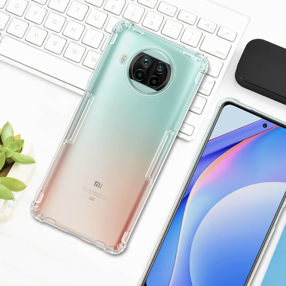 Силиконовый чехол NILLKIN для Xiaomi Mi10T Lite 5G, Xiaomi Redmi Note 9 Pro 5G (China), Mi10i 5G (серия Nature)