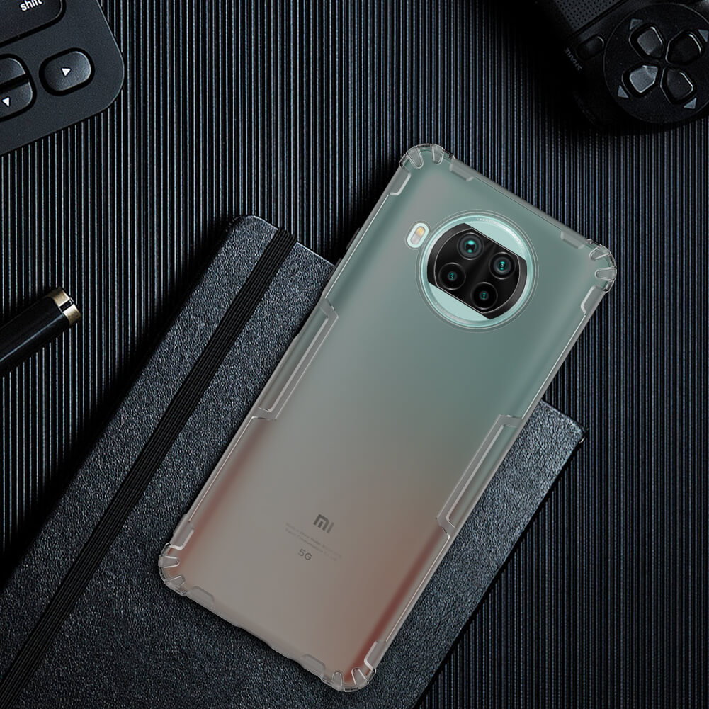 Силиконовый чехол NILLKIN для Xiaomi Mi10T Lite 5G, Xiaomi Redmi Note 9 Pro 5G (China), Mi10i 5G (серия Nature)