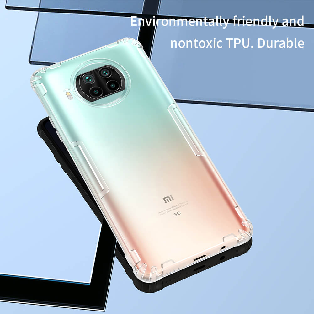 Силиконовый чехол NILLKIN для Xiaomi Mi10T Lite 5G, Xiaomi Redmi Note 9 Pro 5G (China), Mi10i 5G (серия Nature)