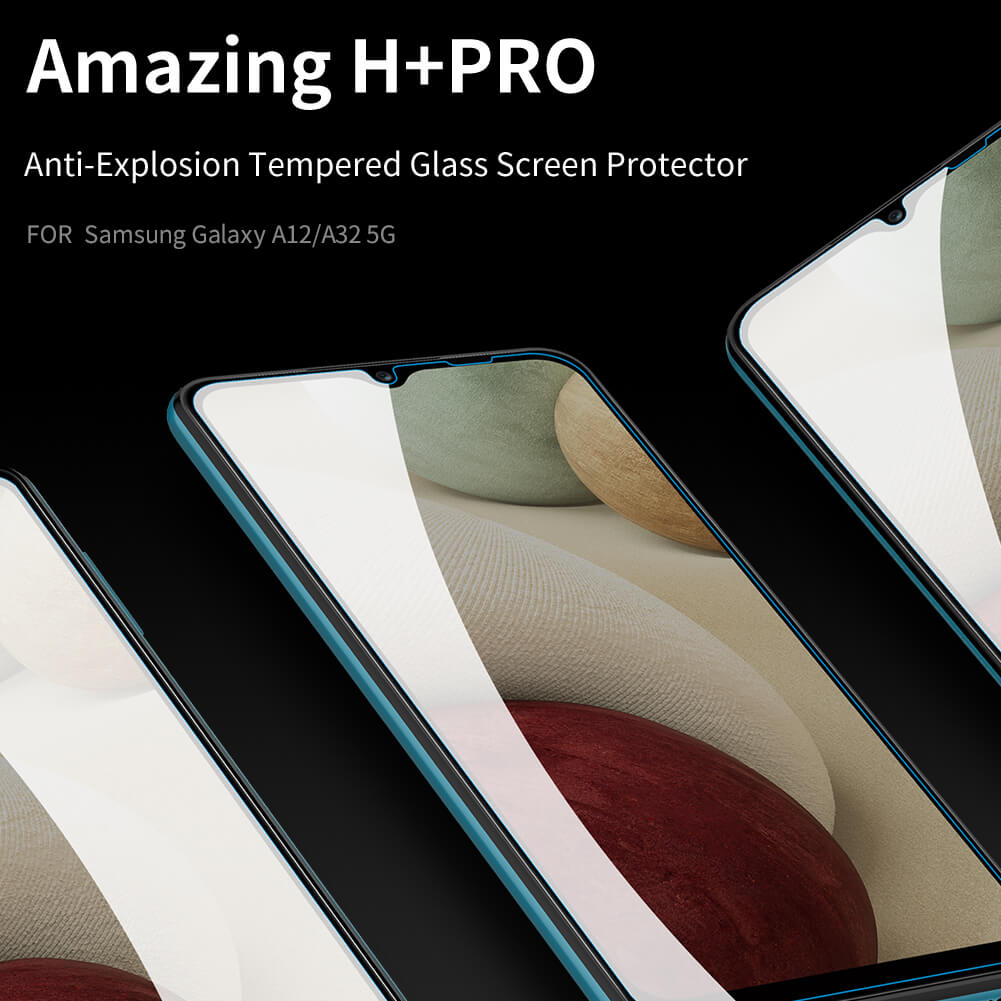 Защитное стекло NILLKIN для Samsung Galaxy A12, Galaxy A32 5G, Galaxy M12, Galaxy M32 5G (индекс H+ Pro)