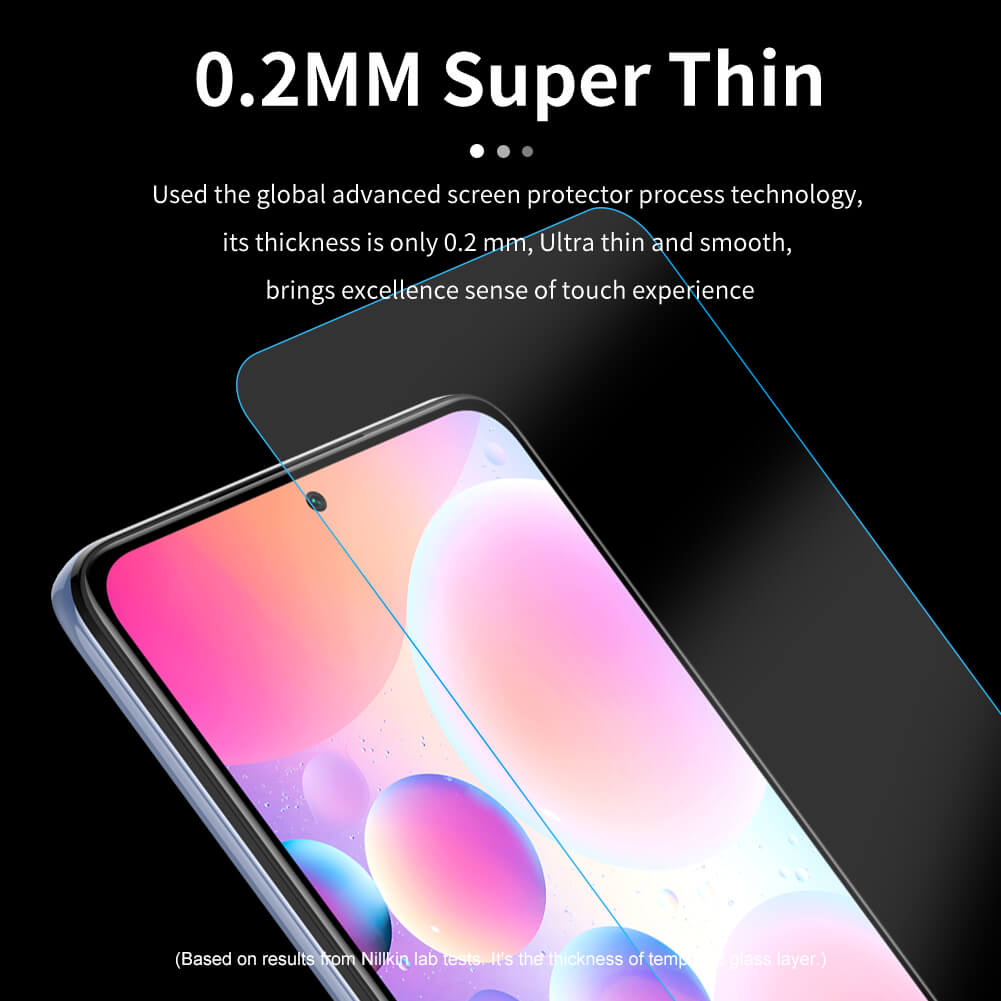 Защитное стекло NILLKIN для Xiaomi Redmi K40, K40 Pro, K40 Pro Plus (K40 Pro+), Poco F3, Mi11i (Mi 11i), Mi11X, Mi 11 X Pro (индекс H+ Pro)