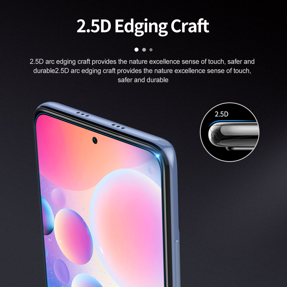 Защитное стекло NILLKIN для Xiaomi Redmi K40, K40 Pro, K40 Pro Plus (K40 Pro+), Poco F3, Mi11i (Mi 11i), Mi11X, Mi 11 X Pro (индекс H+ Pro)