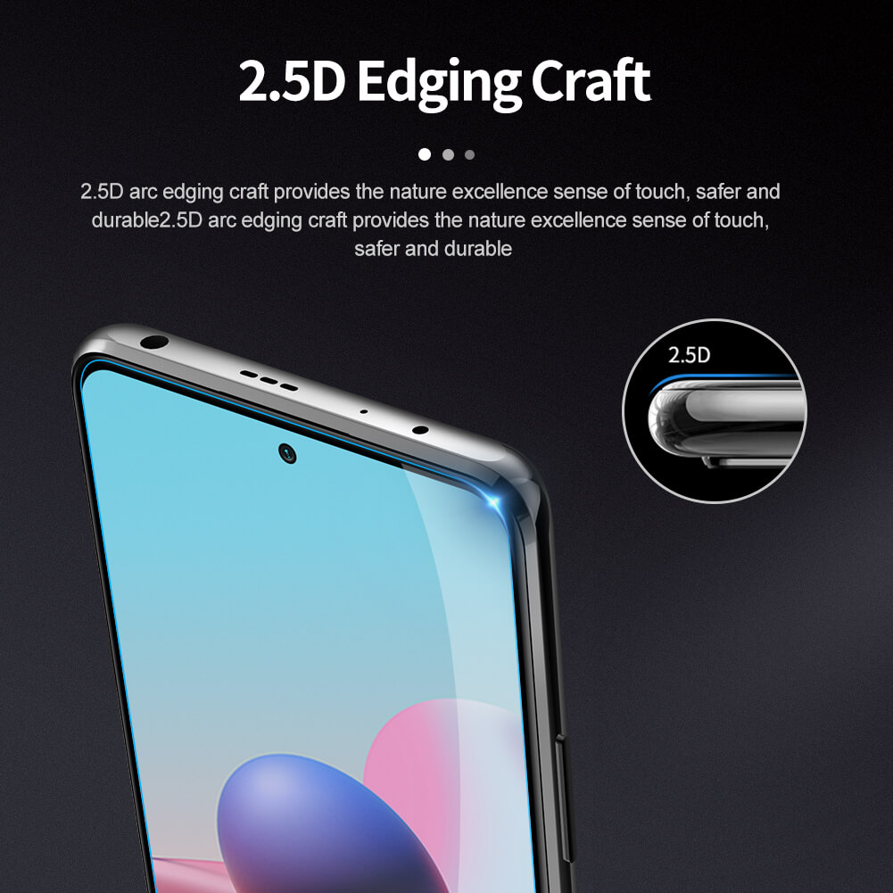 Защитное стекло NILLKIN для Xiaomi Redmi Note 10 Pro 4G, Redmi Note 10 Pro Max, Xiaomi Poco M4 5G, Xiaomi Poco M5 (индекс H+ Pro)