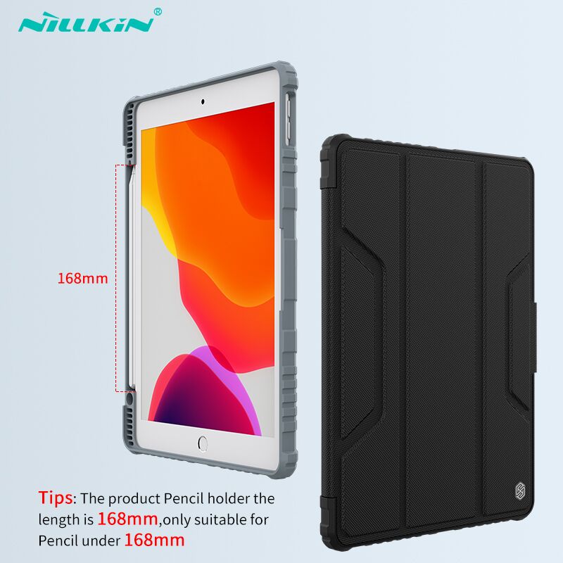 Чехол-книжка NILLKIN для Apple iPad 10.2 (2019), iPad 10.2 (2020), iPad 10.2 (2021) (серия Bumper Leather case pro)