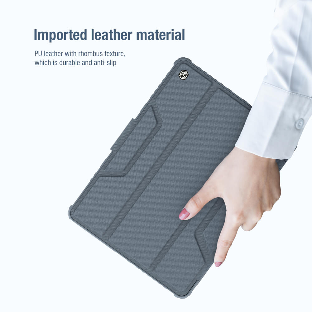 Чехол-книжка NILLKIN для Apple iPad 10.2 (2019), iPad 10.2 (2020), iPad 10.2 (2021) (серия Bumper Leather case pro)