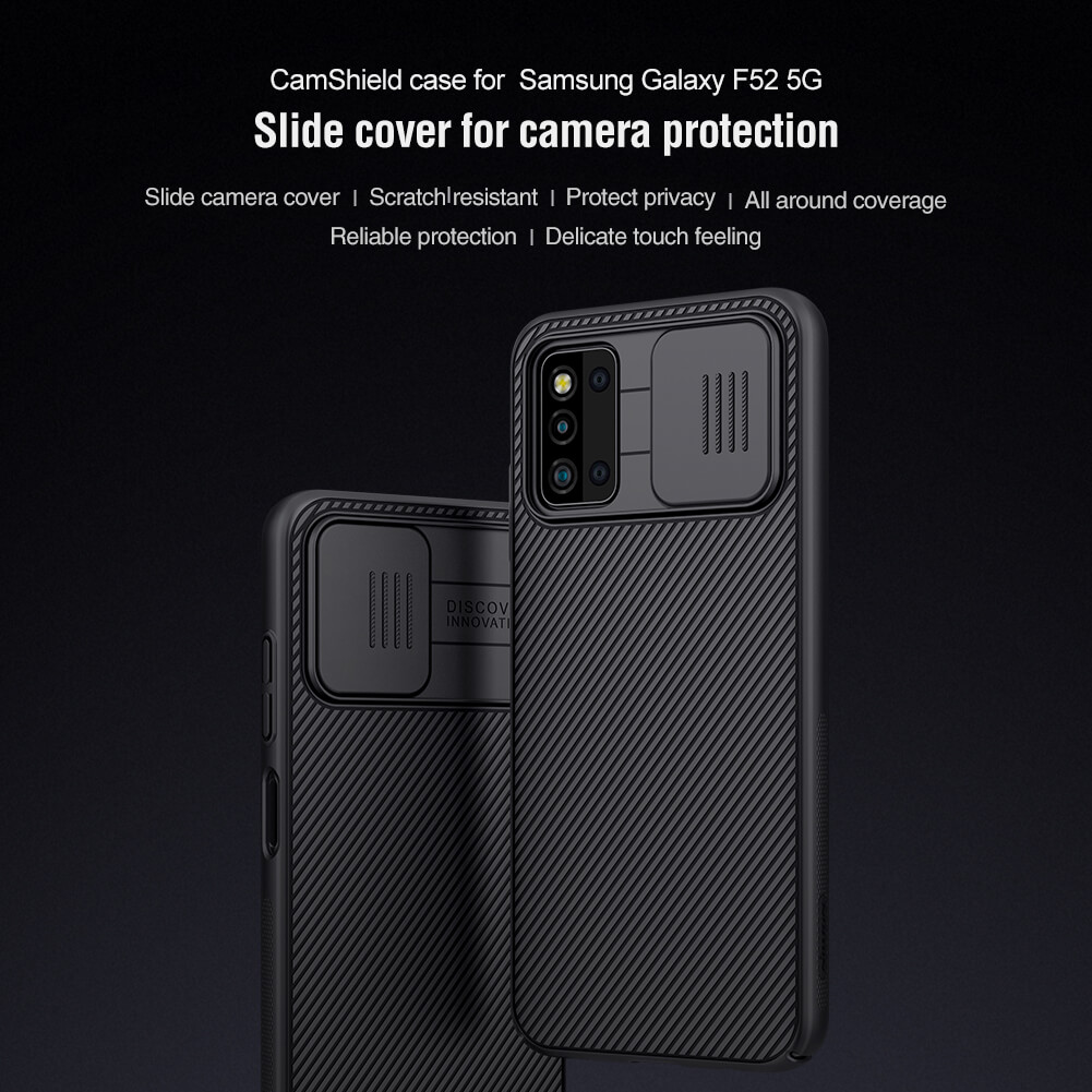 Чехол-крышка NILLKIN для Samsung Galaxy F52 5G (серия CamShield case)