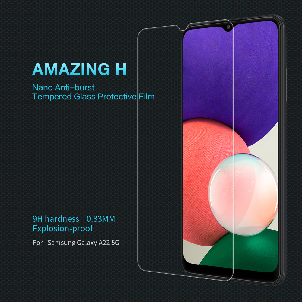 Защитное стекло NILLKIN для Samsung Galaxy A22 5G, Galaxy F42 5G (индекс H)