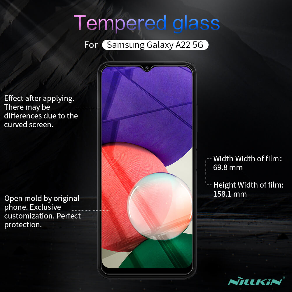 Защитное стекло NILLKIN для Samsung Galaxy A22 5G, Galaxy F42 5G (индекс H+ Pro)