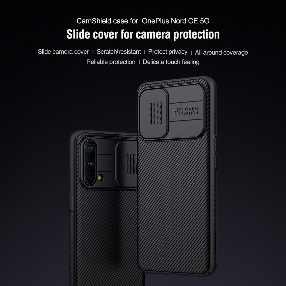 Чехол-крышка NILLKIN для Oneplus Nord CE 5G (серия CamShield case)