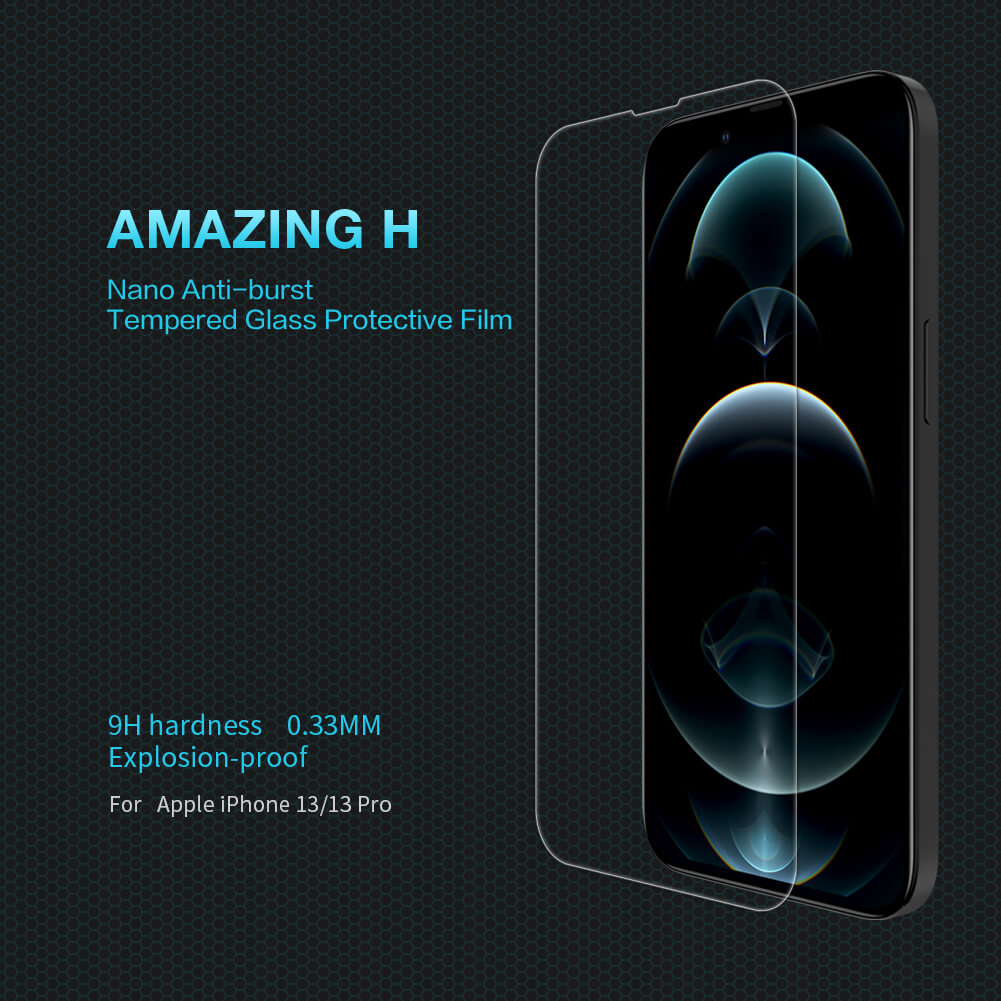 Защитное стекло NILLKIN для Apple iPhone 14 6.1 (2022), Apple iPhone 13, 13 Pro (индекс H)