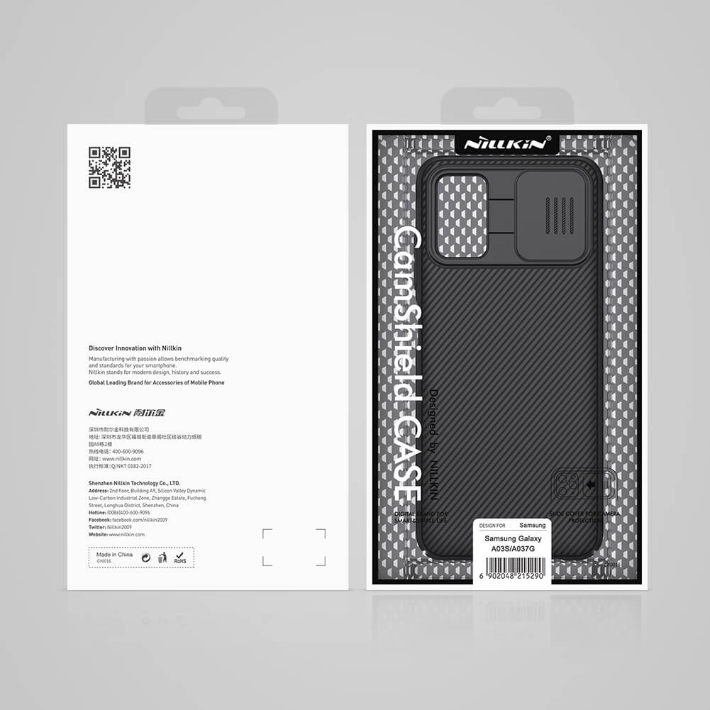 Чехол-крышка NILLKIN для Samsung Galaxy A03S, A037G (European Edition) (серия CamShield case)