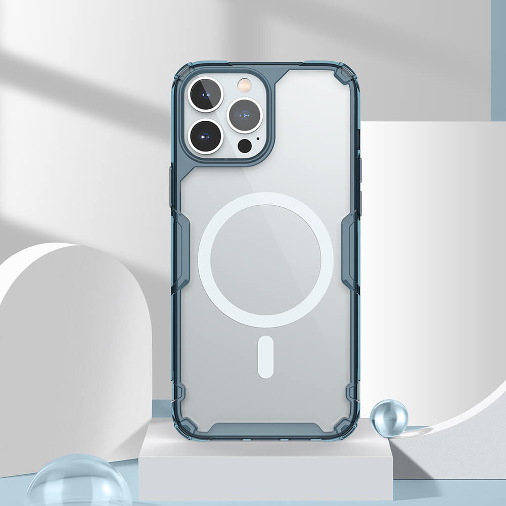 Силиконовый чехол NILLKIN для Apple iPhone 13 Pro Max (серия Nature TPU Pro Magnetic)