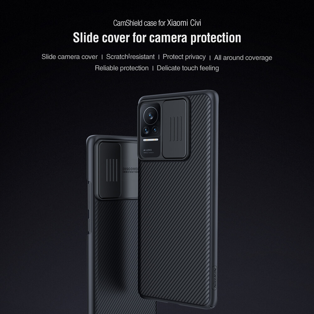 Чехол-крышка NILLKIN для Xiaomi Civi 1S, Xiaomi Civi (серия CamShield case)