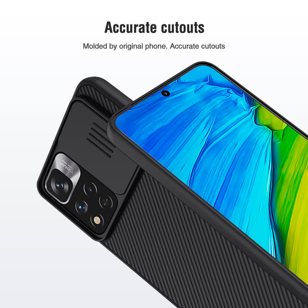 Чехол-крышка NILLKIN для Xiaomi Redmi Note 11 Pro 5G (China), Redmi Note 11 Pro+ 5G (China + Global), Xiaomi 11i, 11i 5G (серия CamShield case)