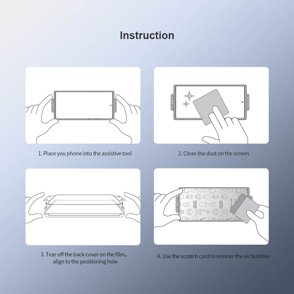 Защитная ударопрочная пленка NILLKIN для Samsung Galaxy S22 Ultra (серия Impact Resistant Curved Film)