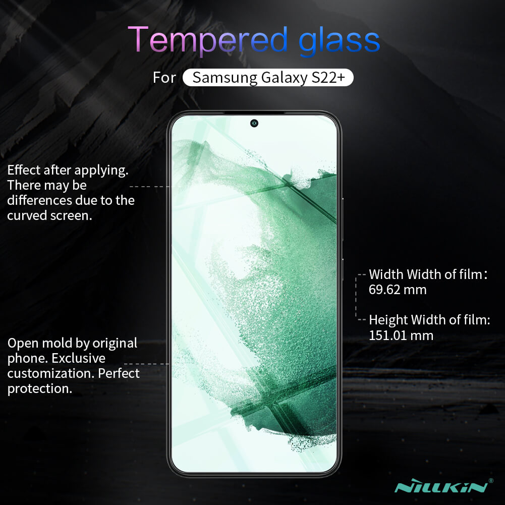 Защитное стекло NILLKIN для Samsung Galaxy S22 Plus (S22+) (индекс H+ Pro)