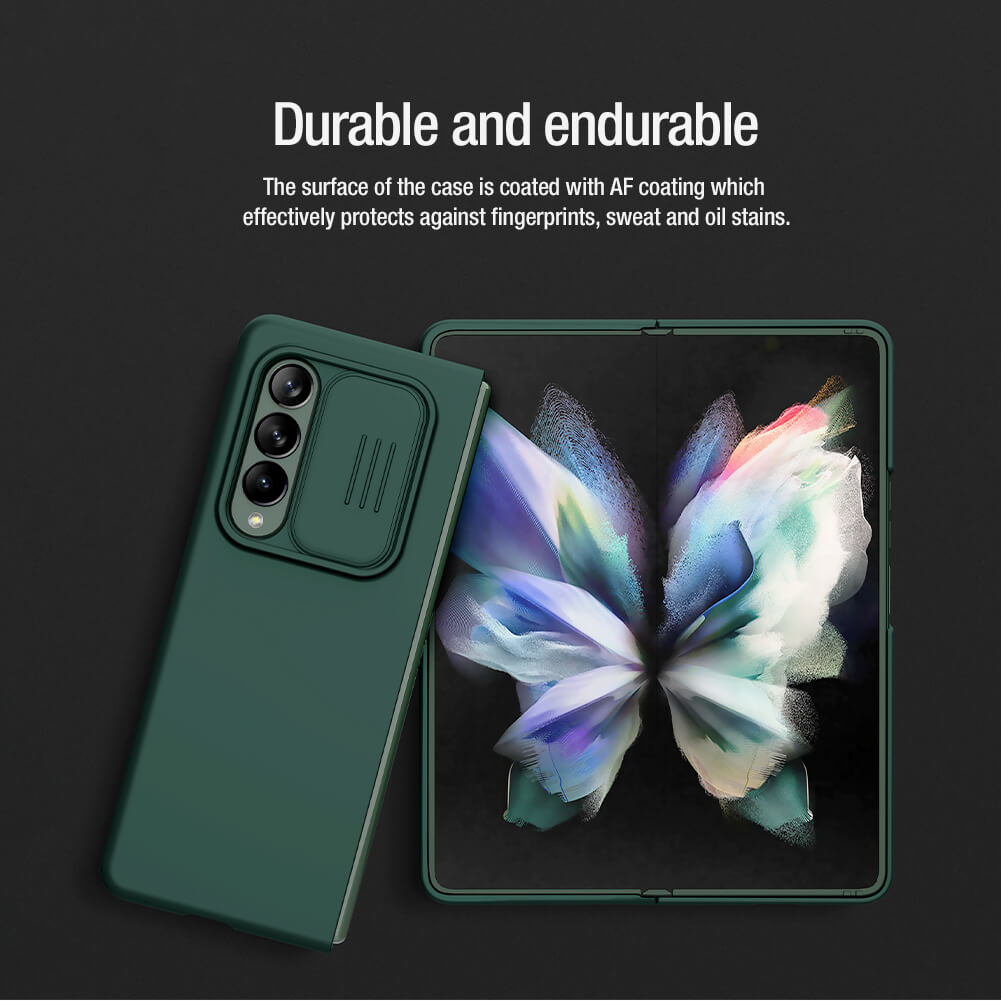 Чехол-крышка NILLKIN для Samsung Galaxy Z Fold3 (Fold 3 5G), W22 5G (серия CamShield Silky silicon)