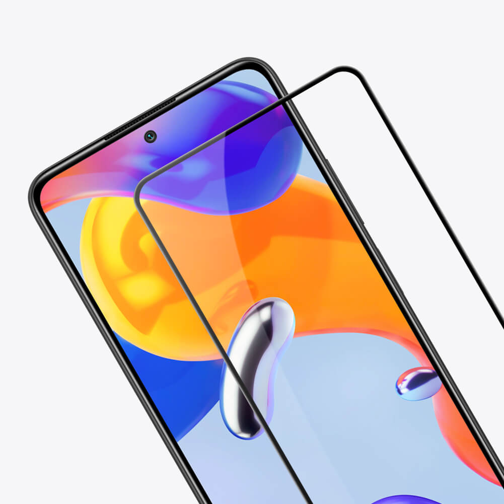 Защитное стекло с кантом NILLKIN для Xiaomi Redmi Note 12 Pro 4G, Xiaomi Redmi Note 11 Pro 4G (Global), Redmi Note 11 Pro 5G (Global), Redmi Note 11 Pro+ 5G (India), Redmi Note 11E Pro 5G (серия CP+ Pro)