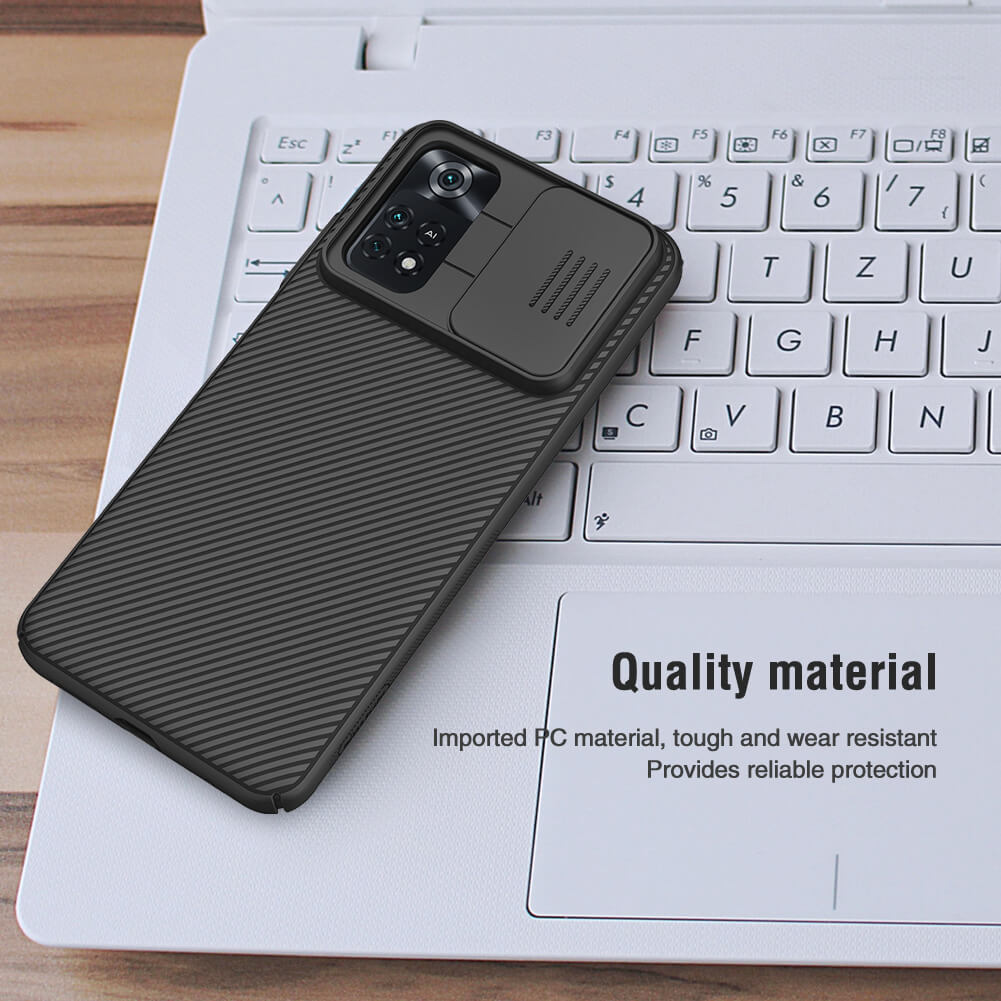 Чехол-крышка NILLKIN для Xiaomi Poco M4 Pro (серия CamShield case)