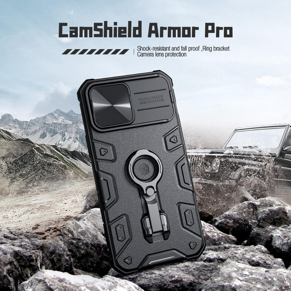 Чехол-крышка NILLKIN для Apple iPhone 13 Pro Max (серия CamShield Armor Pro case)