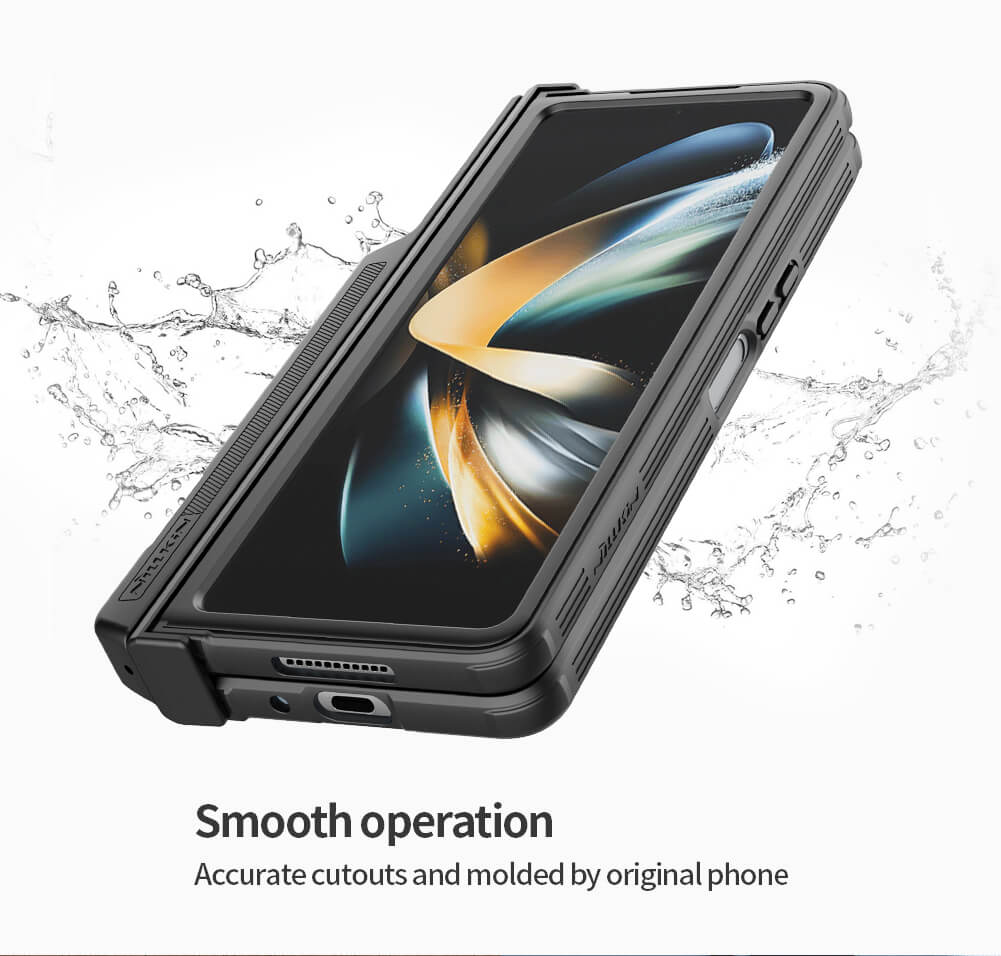 Чехол-крышка NILLKIN для Samsung Galaxy Z Fold4 (Fold 4 5G), W23 (серия CamShield Pro Full set)