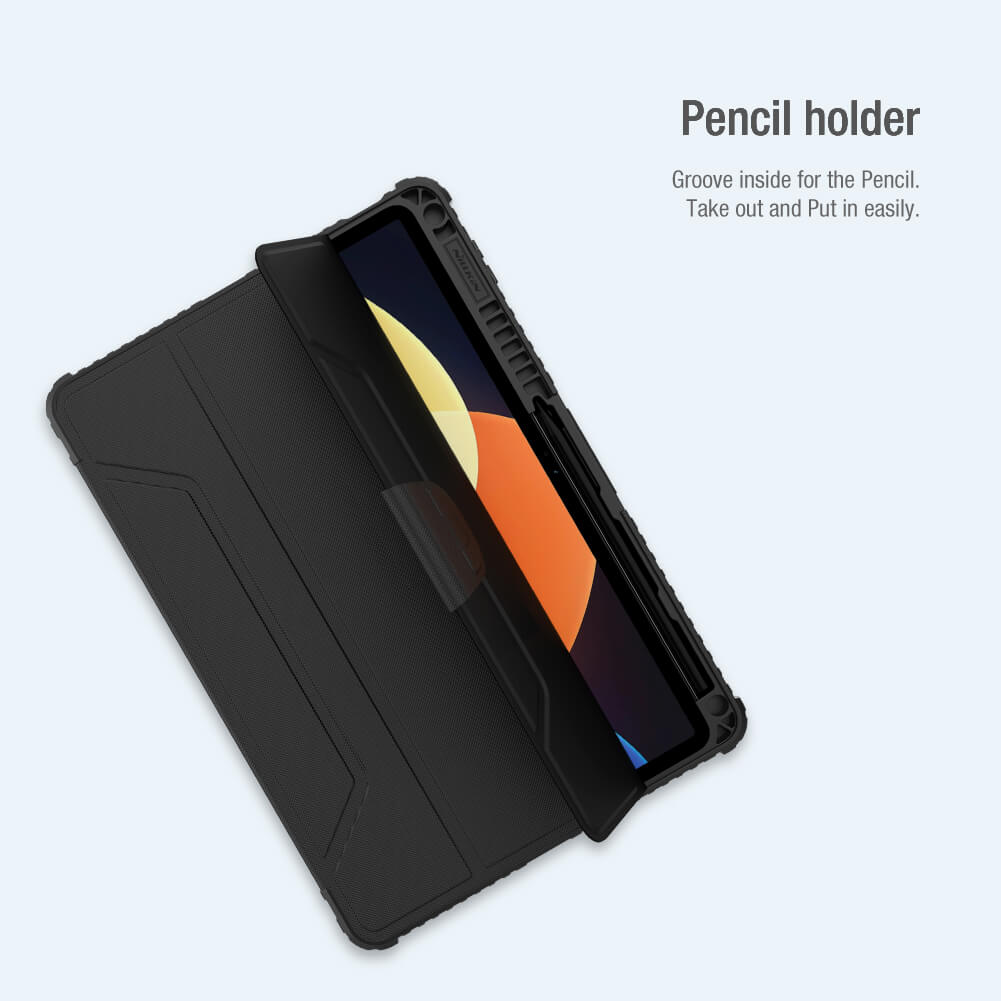 Чехол-книжка NILLKIN для Xiaomi Pad 5 Pro 12.4 (2022) (серия Bumper Leather case pro)