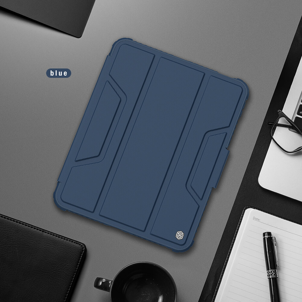 Чехол-книжка NILLKIN для Apple iPad 11 A16 (2025), Apple iPad 10, iPad 10.9 (2022) (серия Bumper Leather case pro)