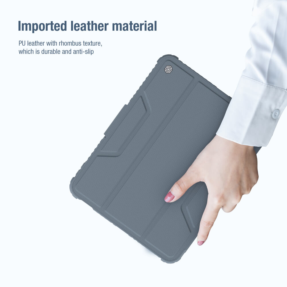 Чехол-книжка NILLKIN для Apple iPad 11 A16 (2025), Apple iPad 10, iPad 10.9 (2022) (серия Bumper Leather case pro)