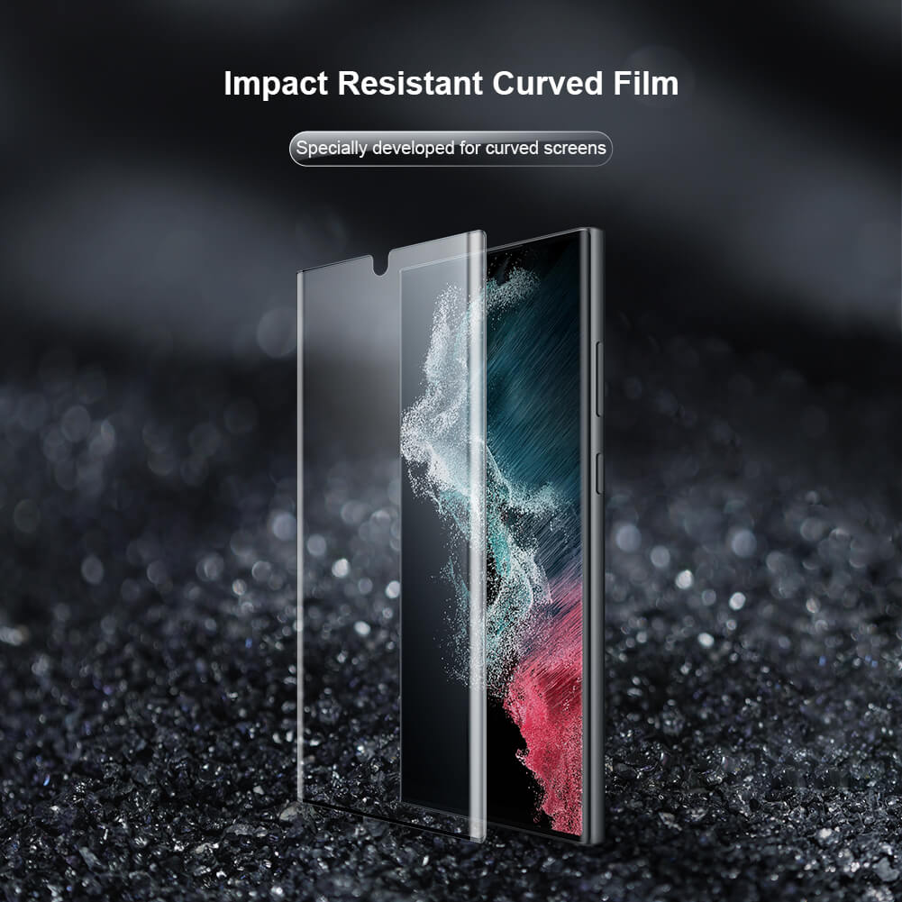 Защитная ударопрочная пленка NILLKIN для Samsung Galaxy S23 Ultra (серия Impact Resistant Curved Film)