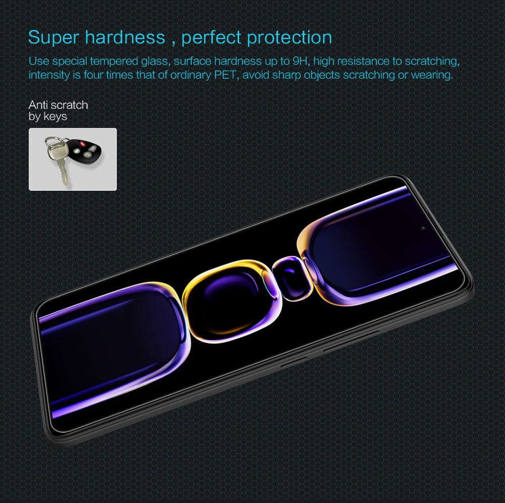 Защитное стекло NILLKIN для Xiaomi Redmi K60, K60 Pro, K60E, Xiaomi Poco F5 Pro (индекс H)