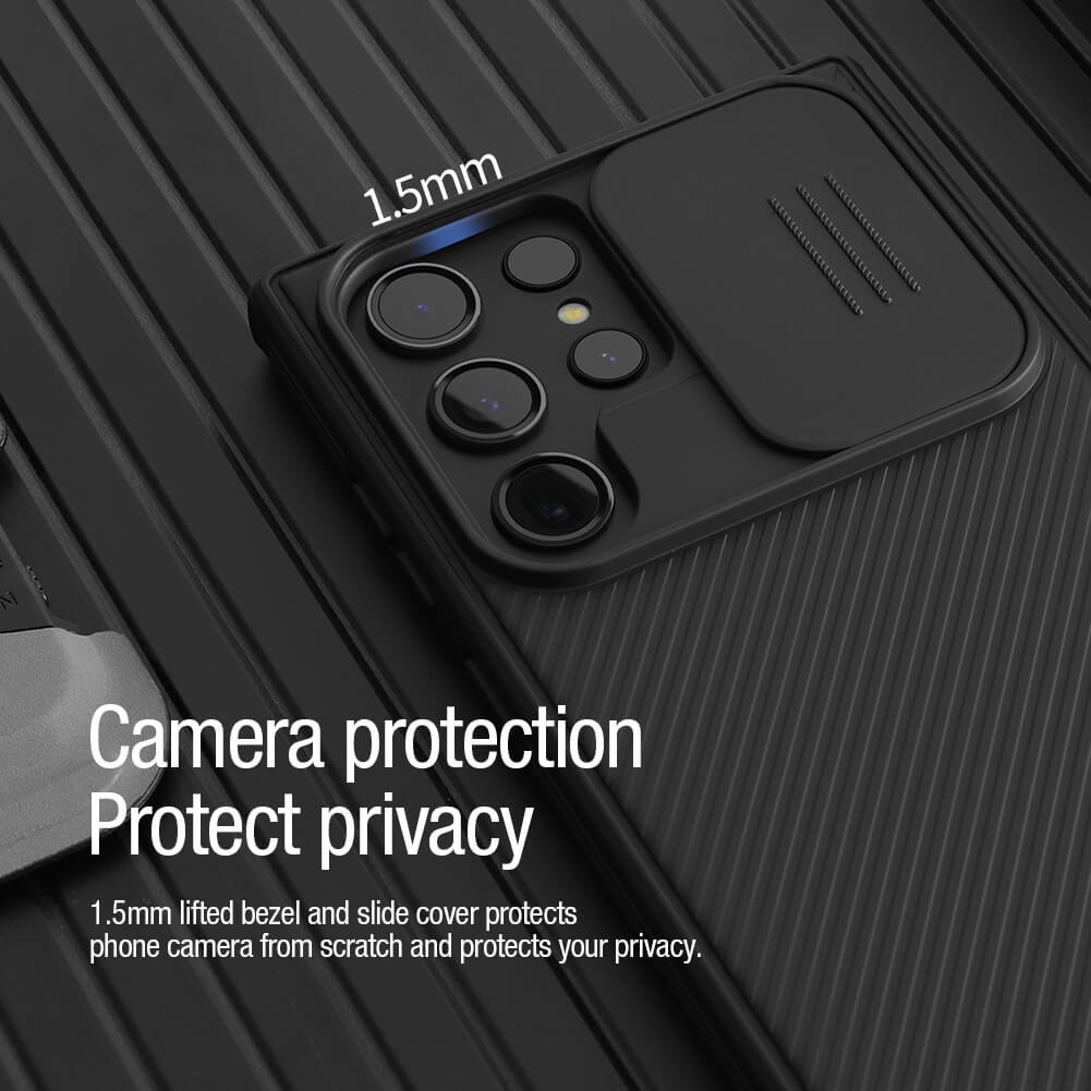 Чехол-крышка NILLKIN для Samsung Galaxy S23 Ultra (серия CamShield Pro Magnetic case)