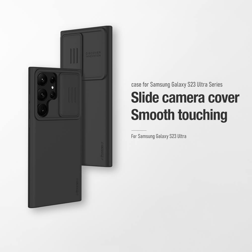 Чехол-крышка NILLKIN для Samsung Galaxy S23 Ultra (серия CamShield Silky magnetic)
