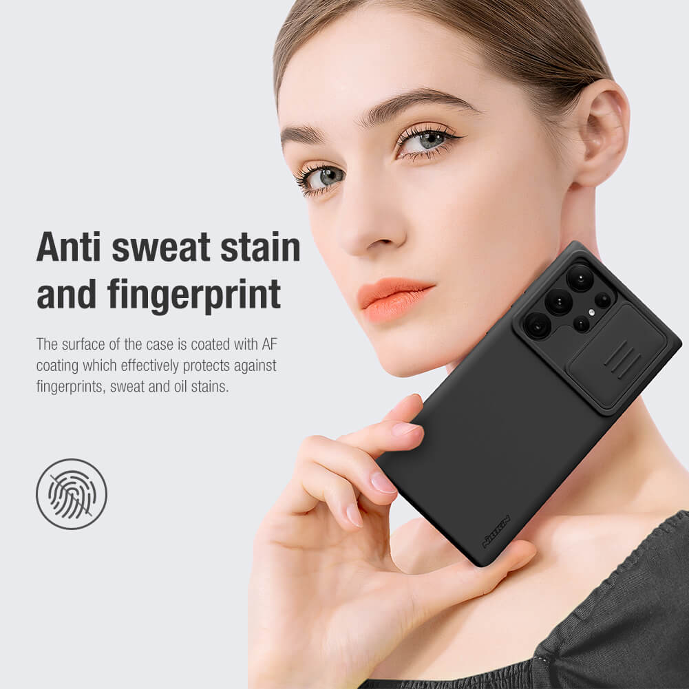 Чехол-крышка NILLKIN для Samsung Galaxy S23 Ultra (серия CamShield Silky magnetic)