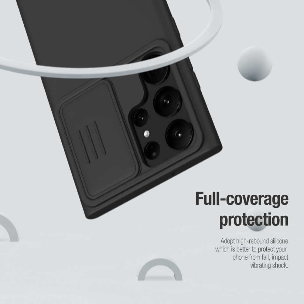Чехол-крышка NILLKIN для Samsung Galaxy S23 Ultra (серия CamShield Silky magnetic)