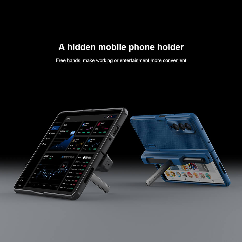 Чехол-крышка NILLKIN для Samsung Galaxy Z Fold4 (Fold 4 5G), W23 (серия Frosted shield Fold)