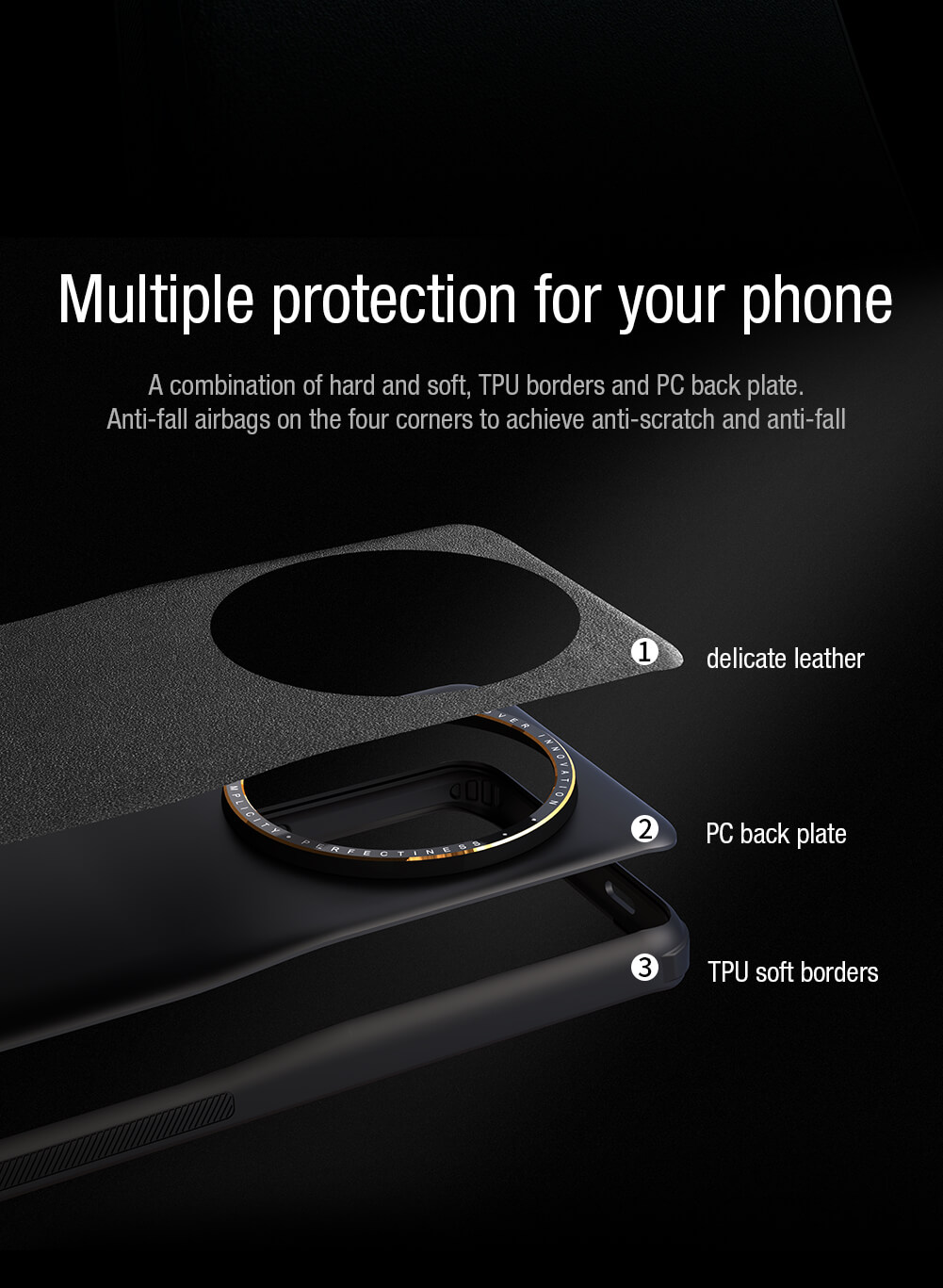 Чехол-крышка NILLKIN для Xiaomi 13 Ultra (серия Leather case Collector