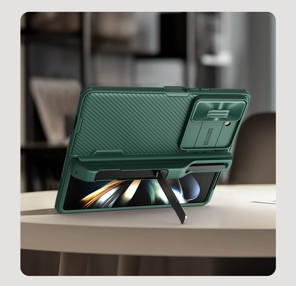 Чехол-крышка NILLKIN для Samsung Galaxy Z Fold5 (Fold 5), W24 (серия Camshield Fold Pen holder Version)