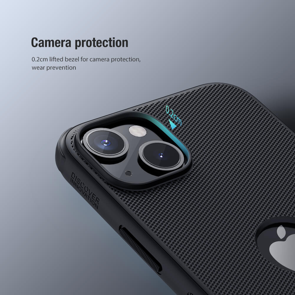 Чехол-крышка NILLKIN для Apple iPhone 15 Plus (iPhone 15+) 6.7 (2023) (с вырезом LOGO) (серия Frosted shield Pro)